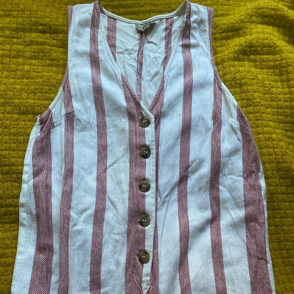 Striped Pink ASOS Jumpsuit